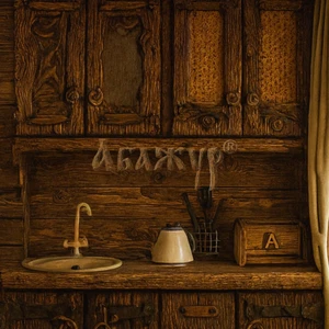 Кухня «Старый плотник», варианты