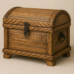 Сундук из массива сибирской сосны, варианты